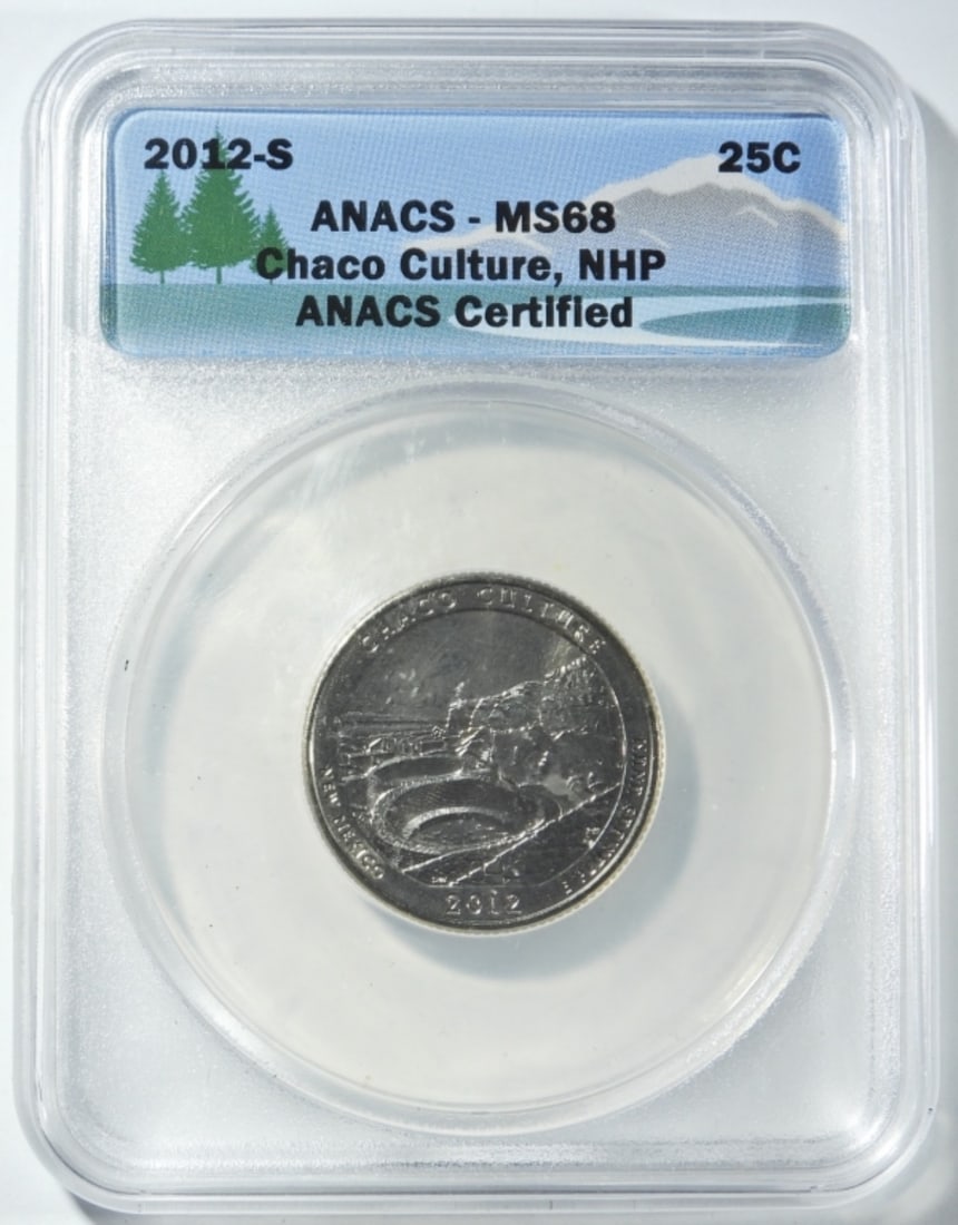 2012-S ATB Chaco, ANACS MS-68: Chaco Culture, NHP