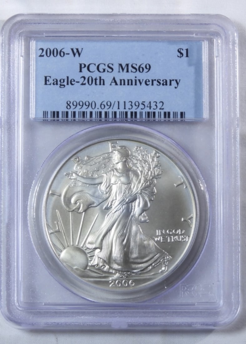 2006-W Am Silver Eagle, PCGS MS-69 (1 of 2)