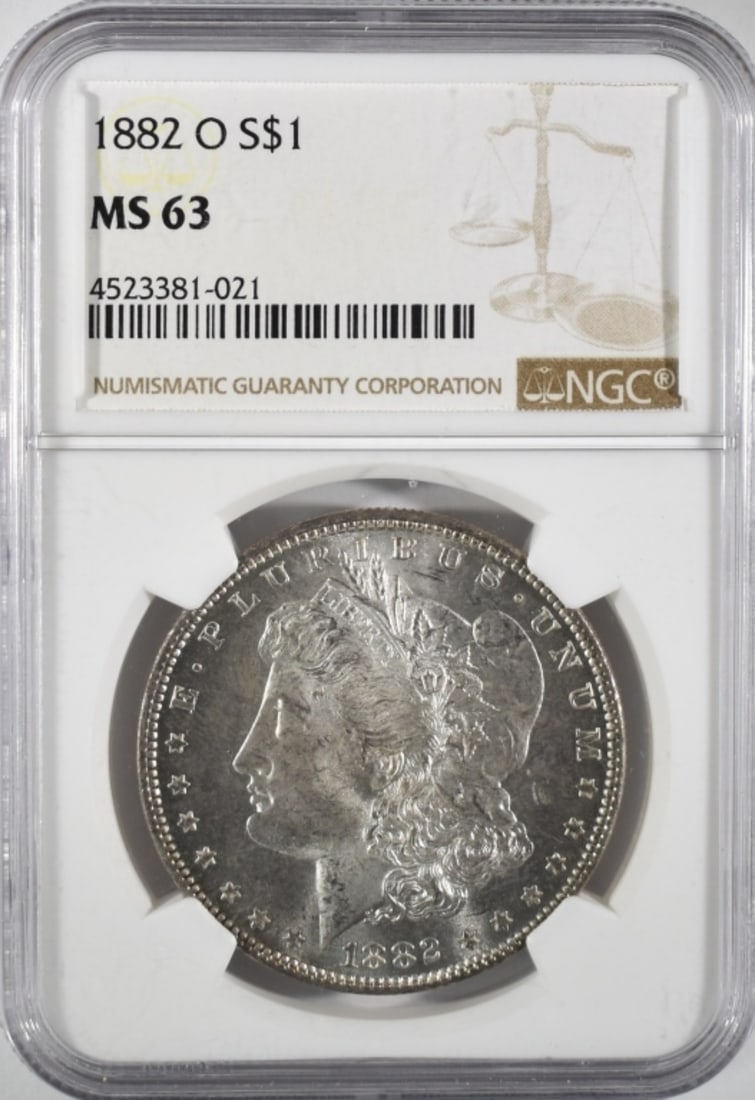 1882-O Morgan Dollar, NGC MS-63 (1 of 2)