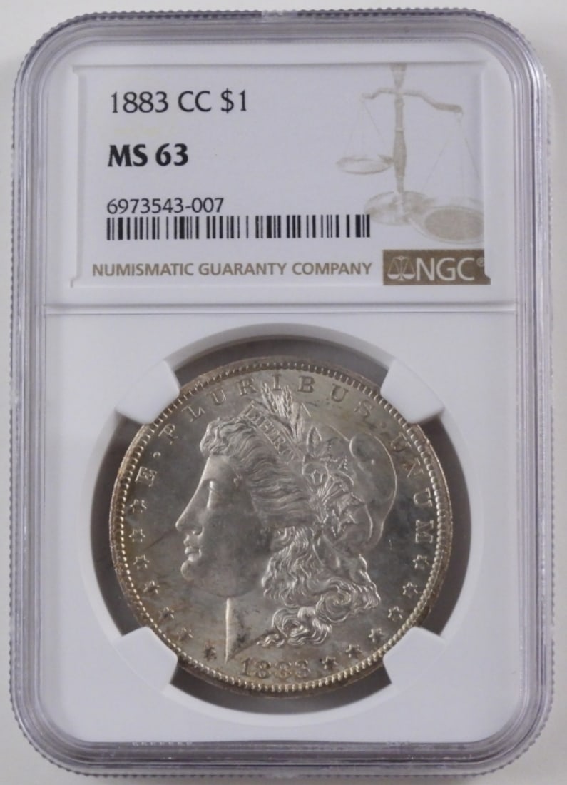 1883 CC Morgan Dollar NGC MS 63 (1 of 2)