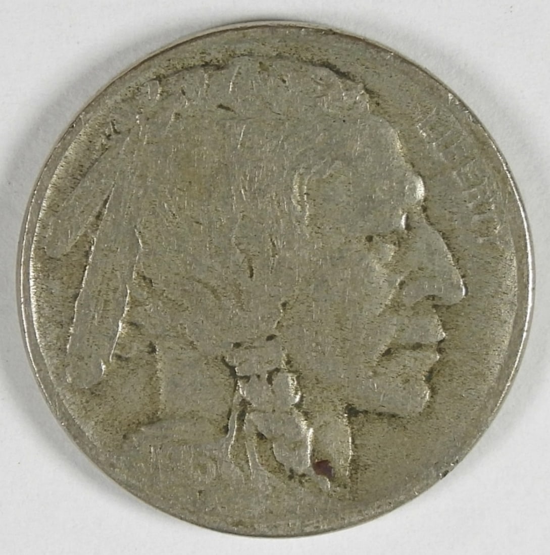 1913-D T-2 Buffalo Nickel, KEY: Bid With Live
