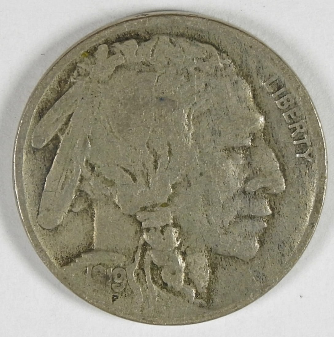 1919-D Buffalo Nickel: Bid Now