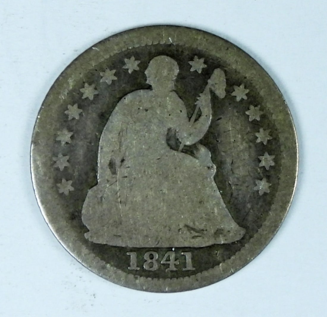 1841 Liberty Seated Half Dime: Check out our new site @ live.vintageauctionsonline.com