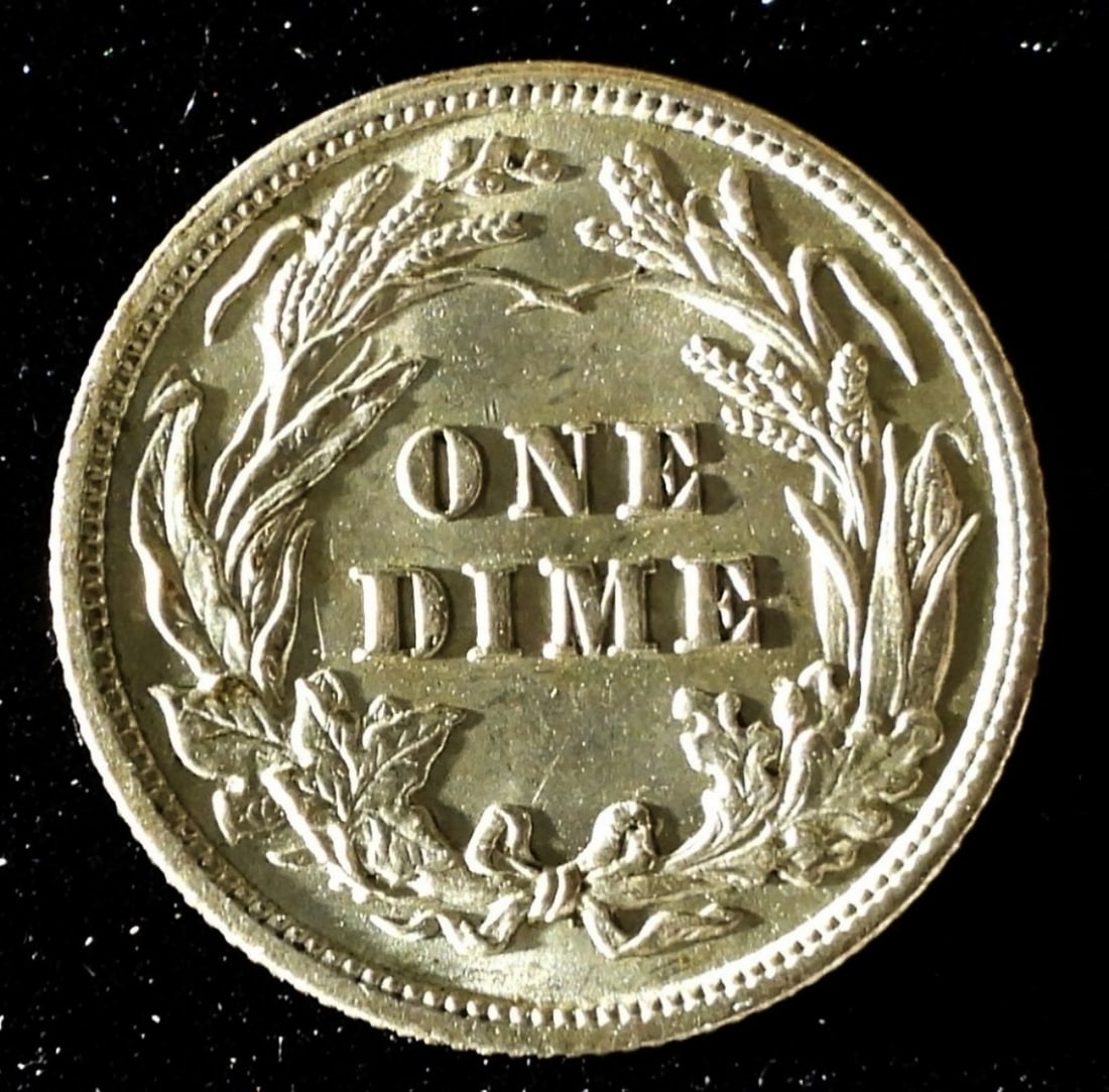 1909 Barber Dime - 2