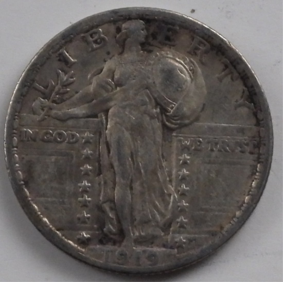 1919 Standing Liberty Quarter: Bid Live Now