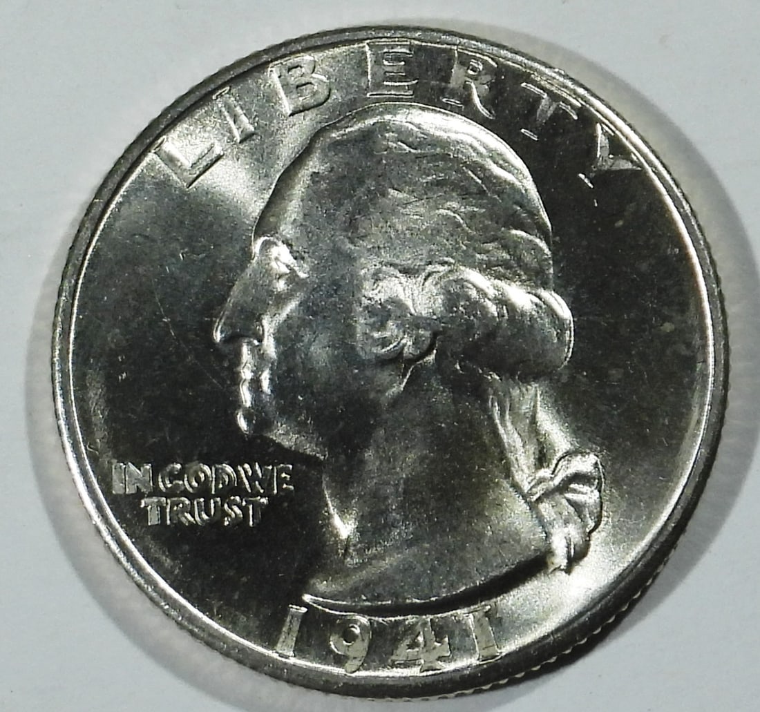 1941-D Washington Quarter: Bid Now