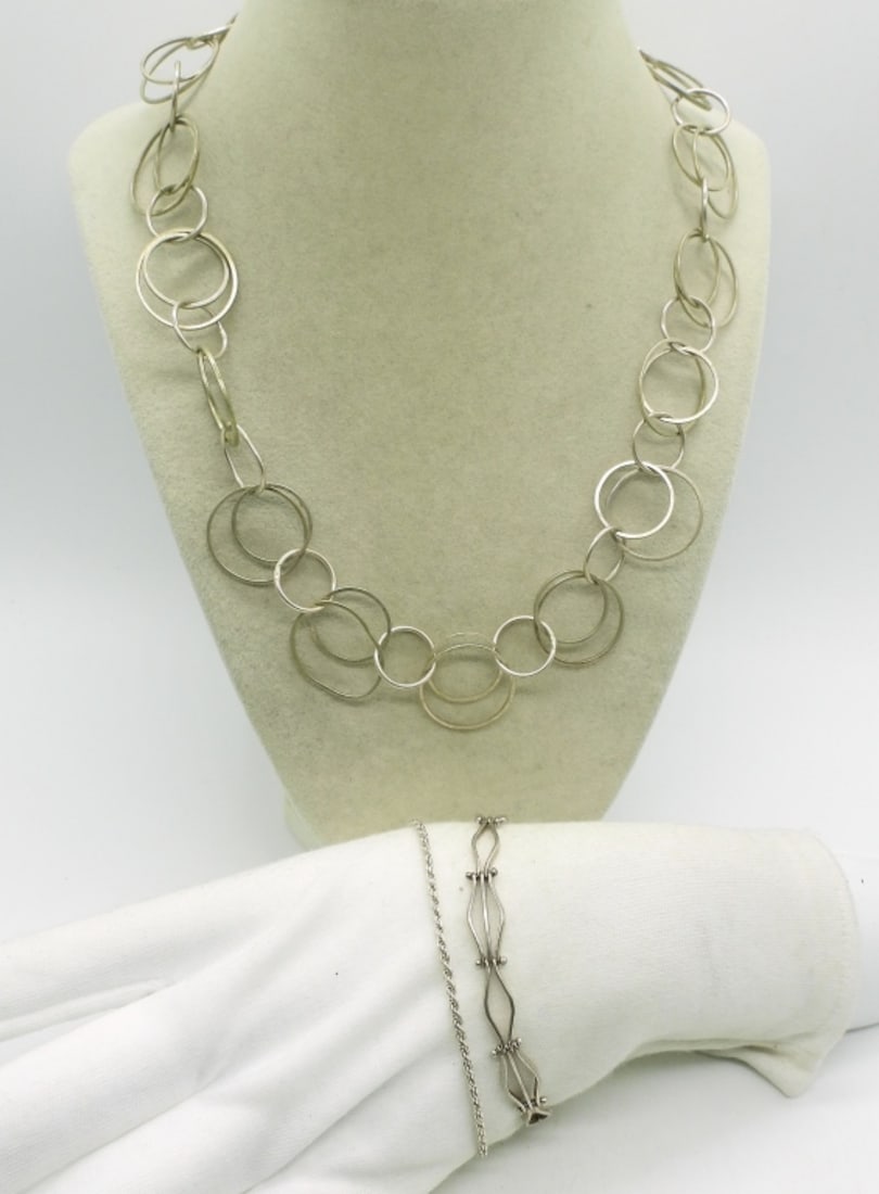 Fashion Sterling Necklace & Bracelets (1 of 1)