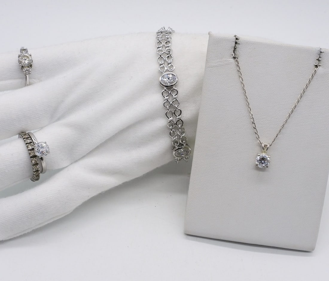 Simulated Diamond 925 Rings & More (1 of 3)