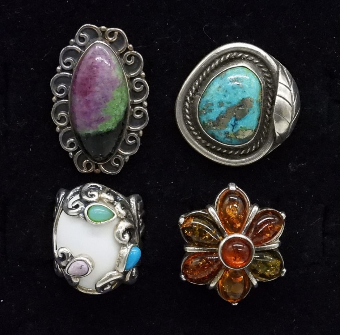Carolyn Pollack, Turquoise & More Rings (1 of 2)