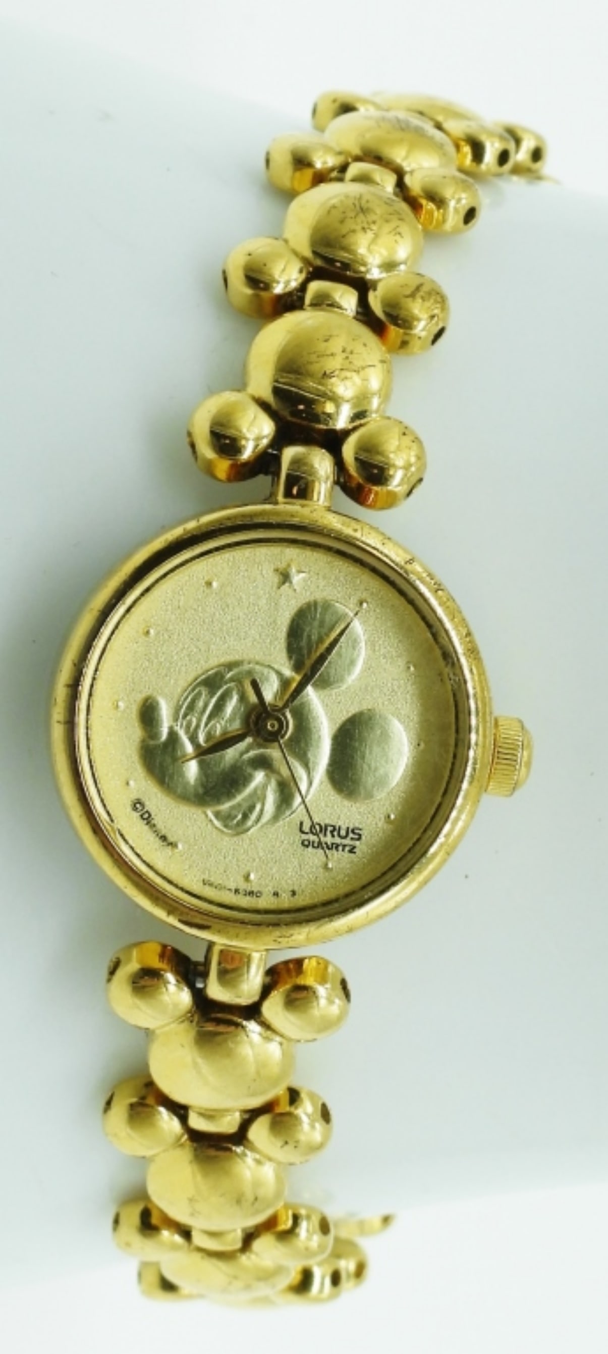 Lorus Mickey Mouse Gold Tone Watch (1 of 2)