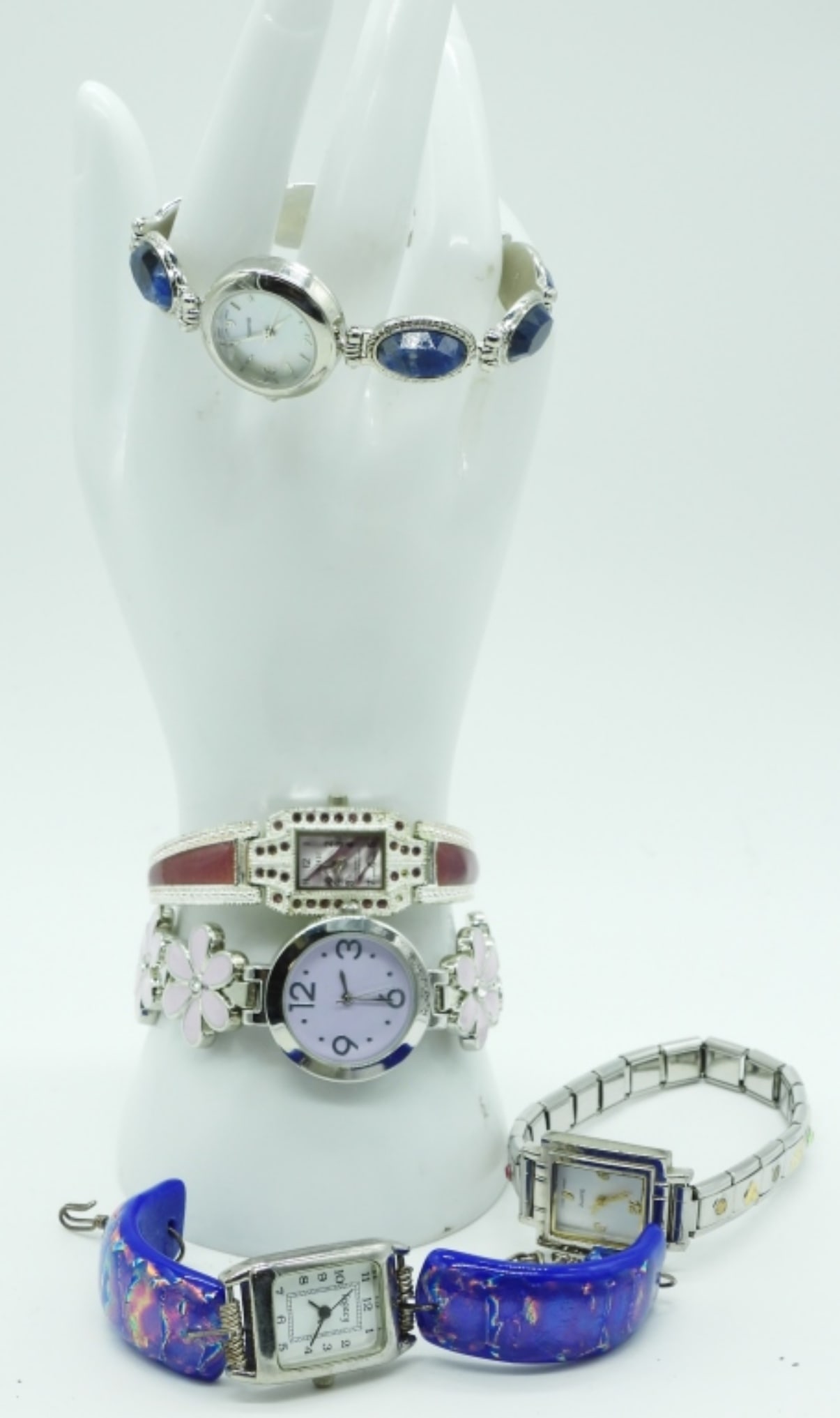 (5) Colorful Style Watches: Different styles for any time of day! Watches are not verified, authenticated, or tested in running condition unless otherwise specified.