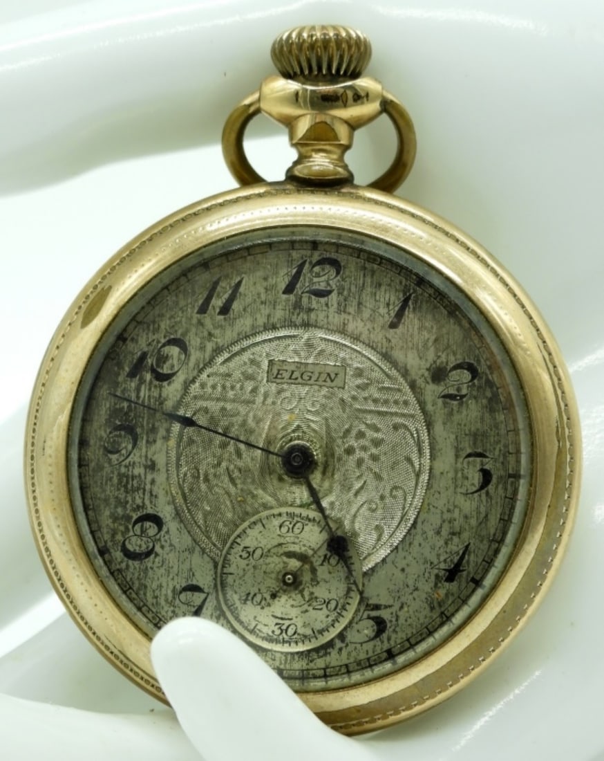Elgin Nouveau Style Pocket Watch (1 of 3)