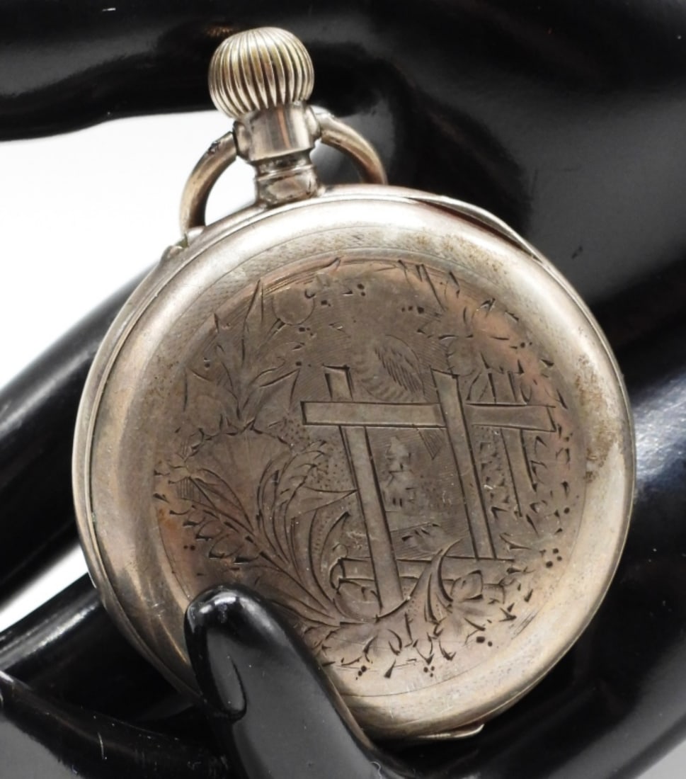 Antique Open Face Pocket Watch - 2