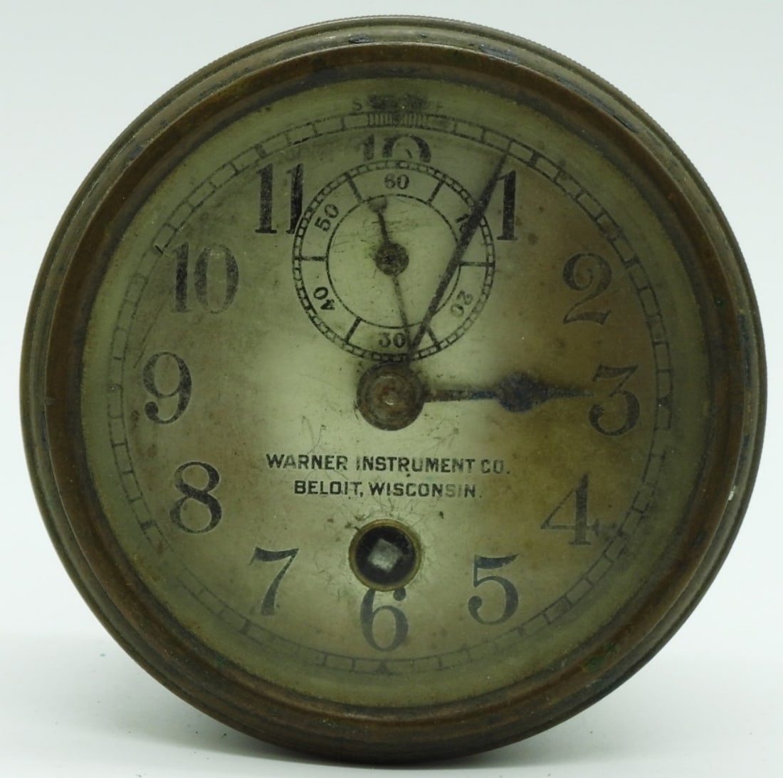 Warner Instrument Co. Ship Clock: not verified, authenticated, or tested in running condition unless specified