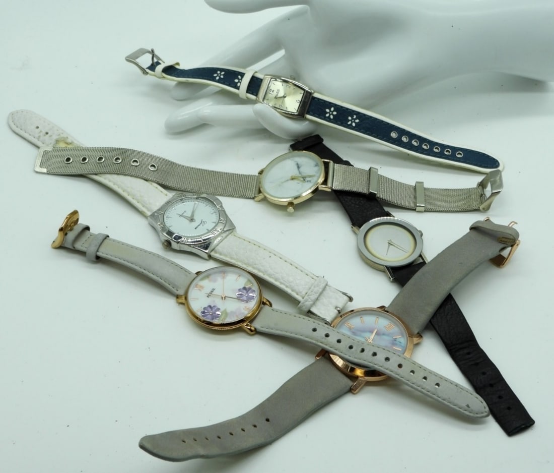 (6) Women's Fashion Watches: Watches are not verified, authenticated, or tested in running condition unless specified