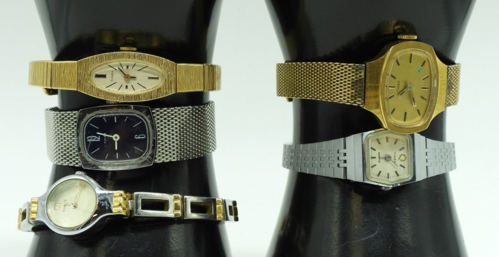 (5) Timex Women's Watches: Gold & Silver Tone Watches are not verified, authenticated, or tested in running condition unless specified