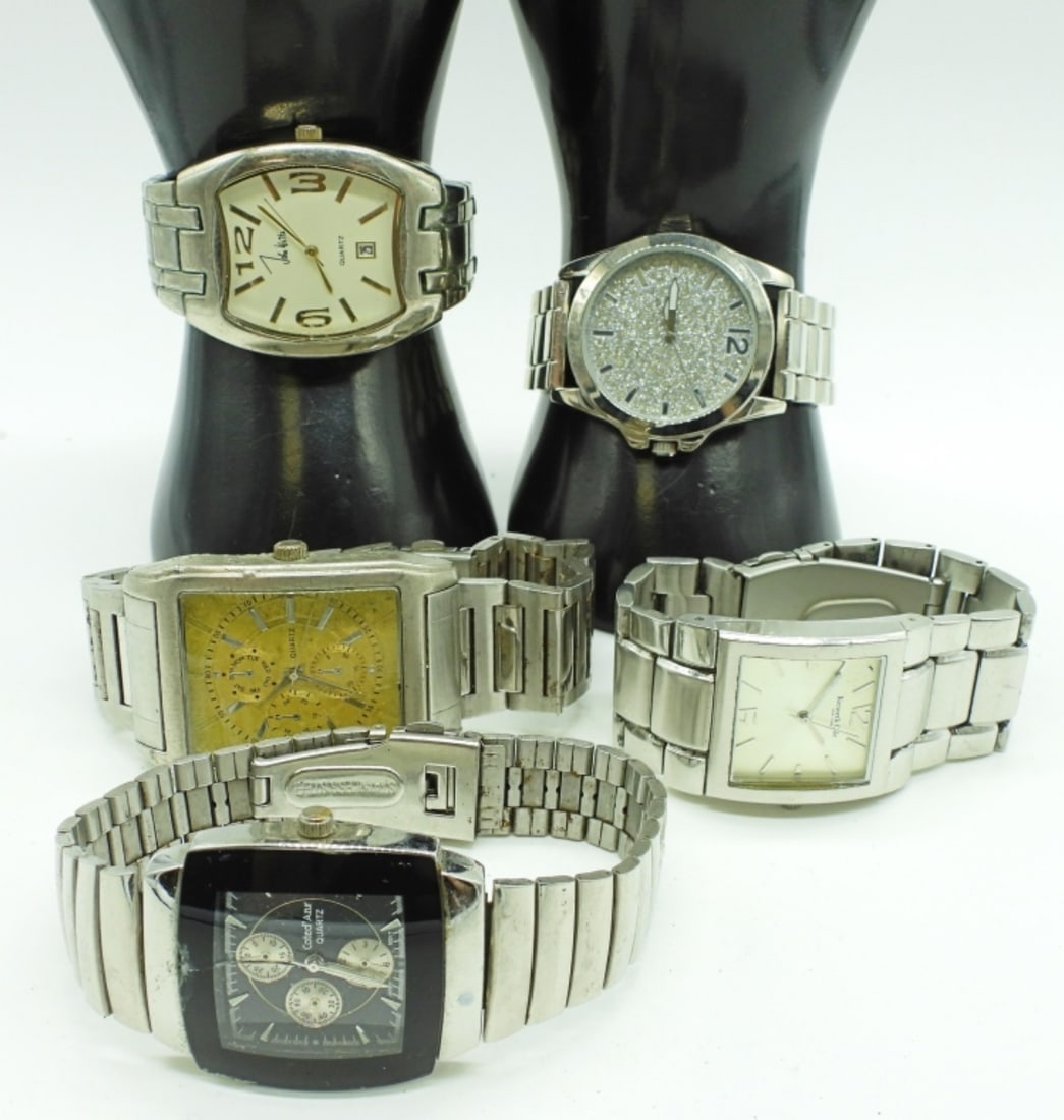 (5) Quartz Watches Large Face (1 of 2)
