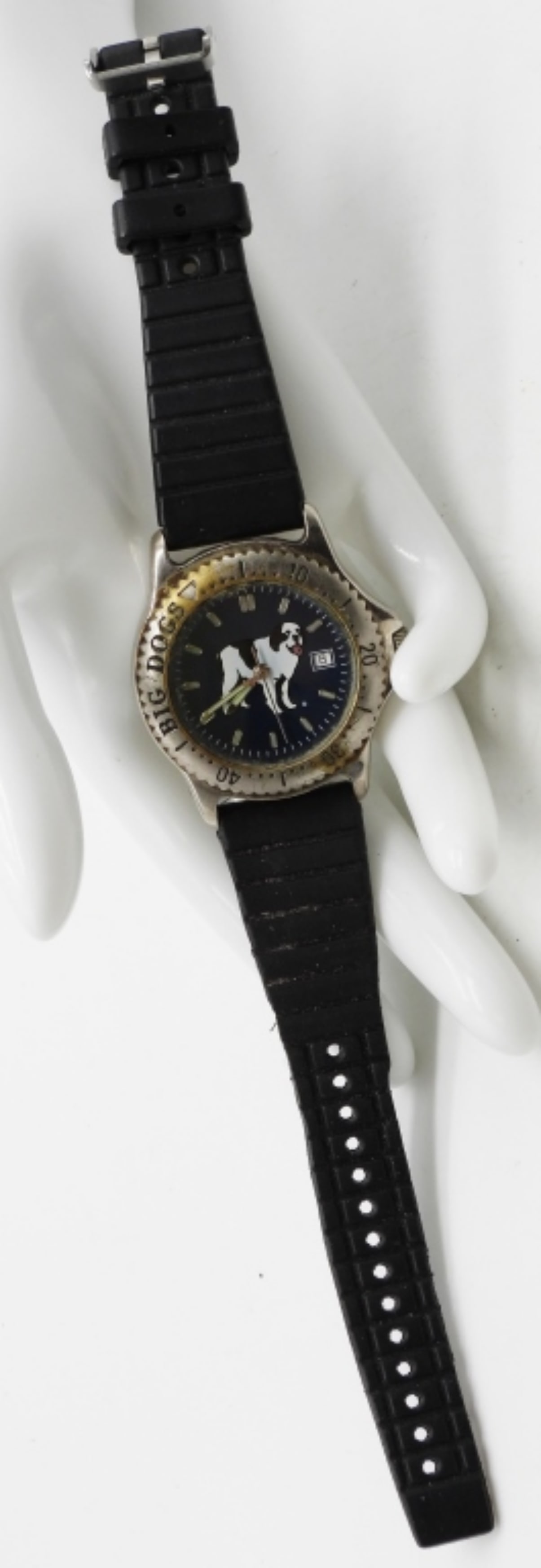 Big Dogs Sportswear Watch Mens 36mm: Silver Tone Watches are not verified, authenticated, or tested in running condition unless specified