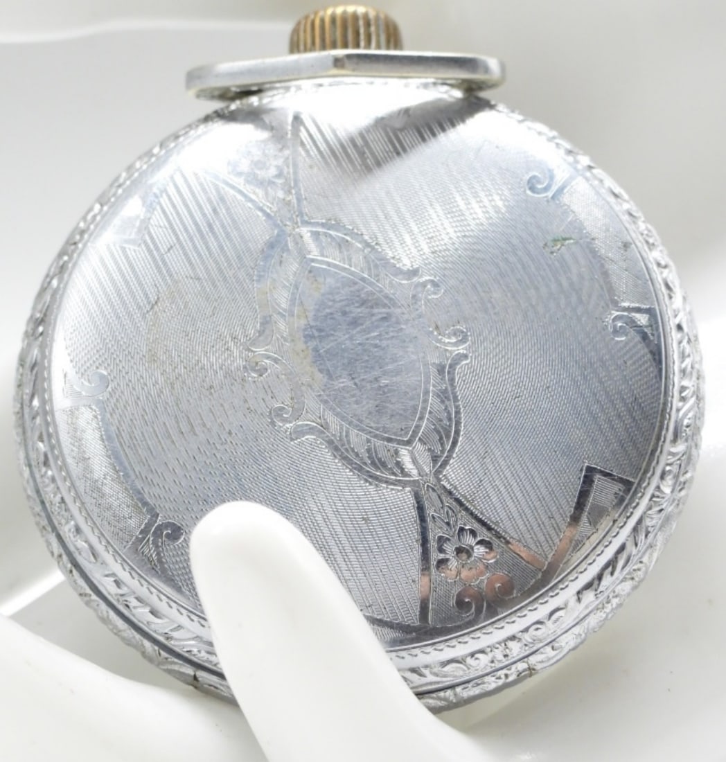 Elgin Open Faced Pocket Watch - 2
