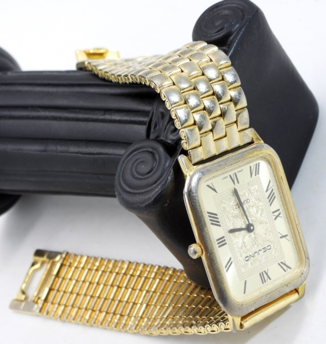 DeJuno Gold-Tone Watch: Refined and Clean! Watches are not verified, authenticated, or tested in running condition unless specified!