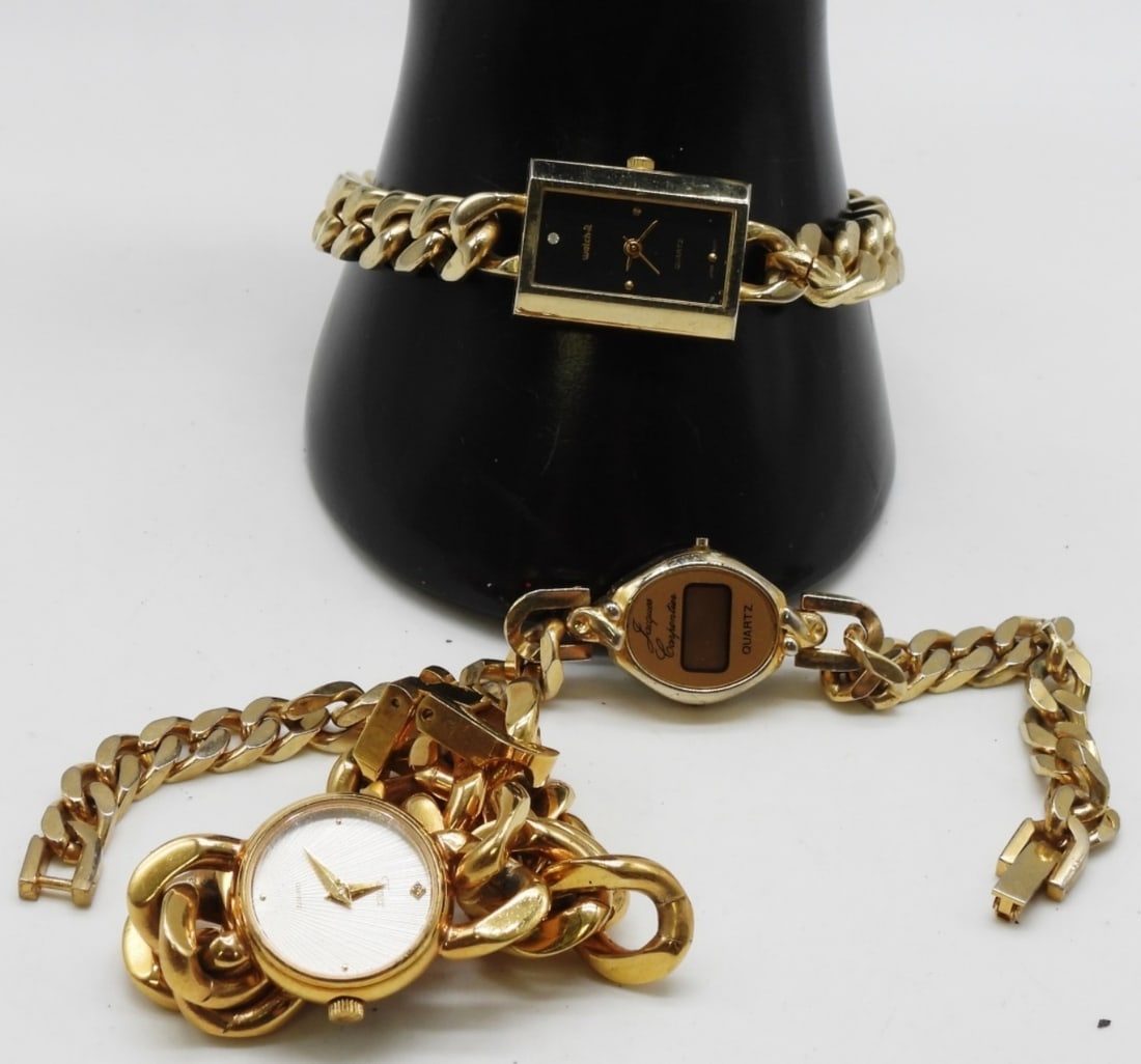 (3) Chain Bracelet Watches (1 of 1)