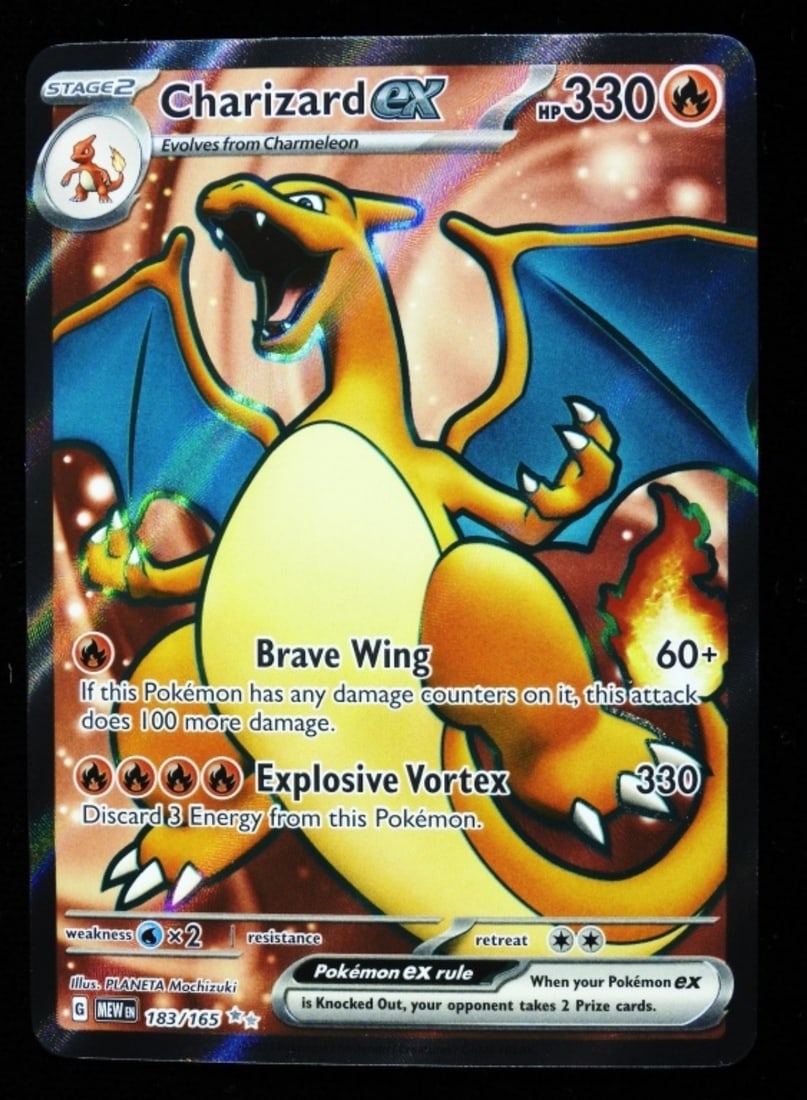 Charizard EX 183/165 SV Holo 2023 VG (1 of 2)