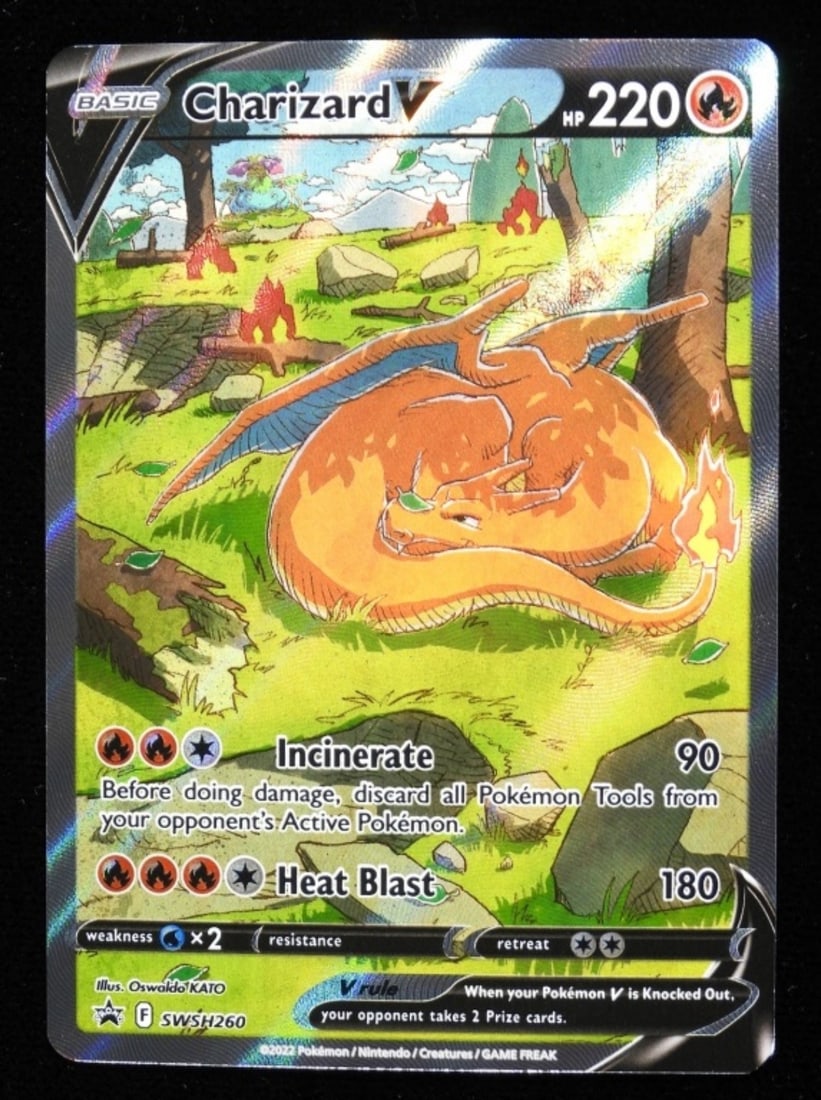 Charizard V Swsh260 Holo 2022 VG: Basic HP 220 F SWSH