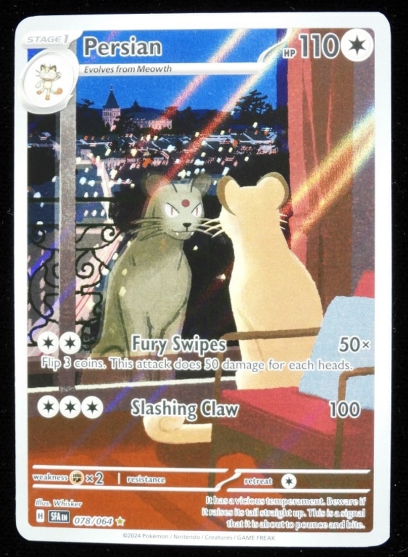 Persian 078/064 2024 Hyper Rare VG: Stage 1 HP 110 H SFA EN