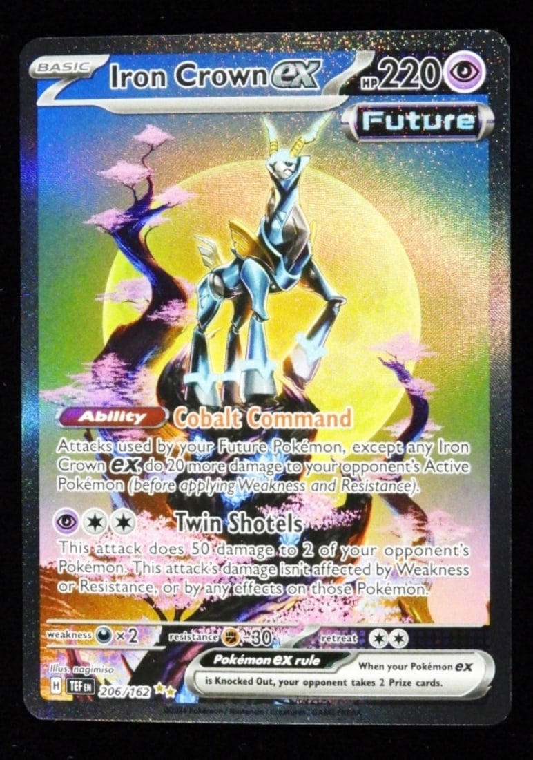 Iron Crown EX 206/162 SIR Full Art 2024 VG: Basic HP220 H TEF EN