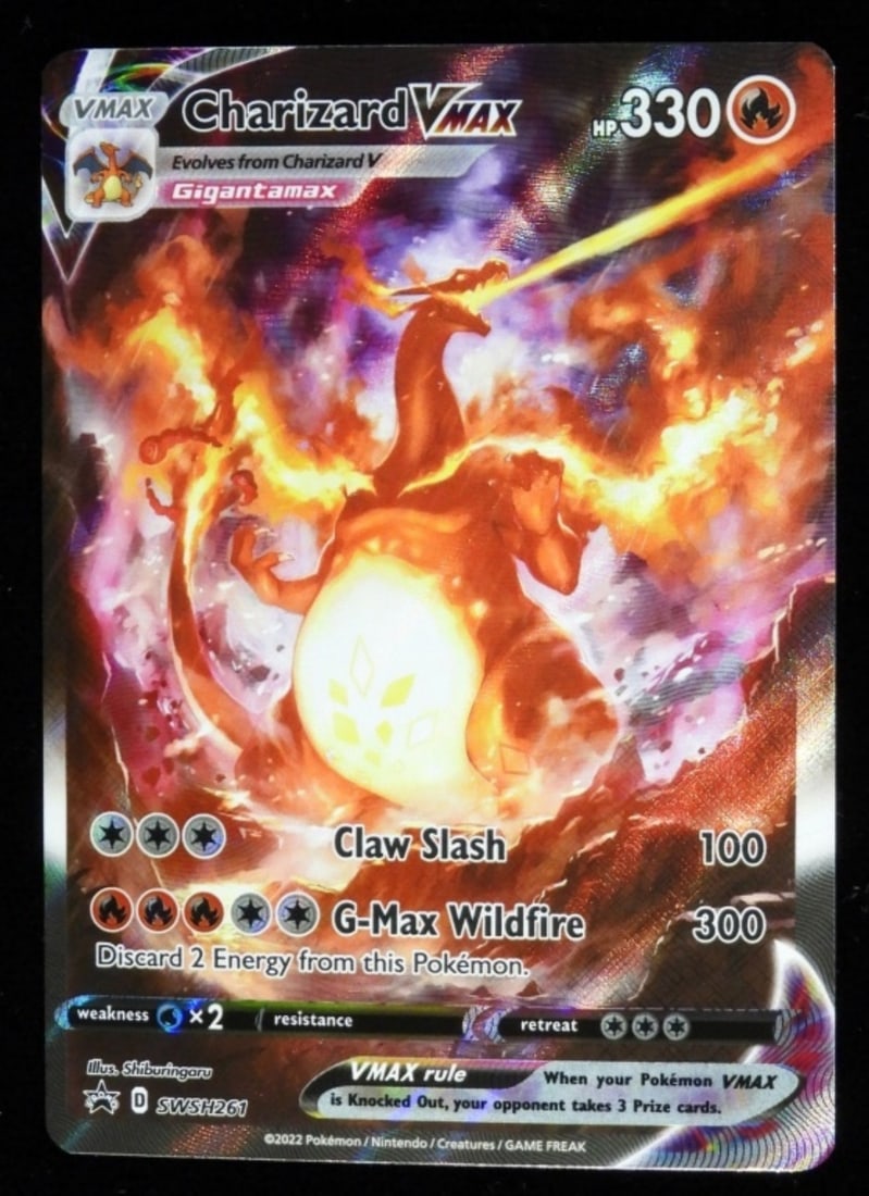 Charizard VMAX SWSH261 PC Full Art 2022 VG: VMAX HP330 D