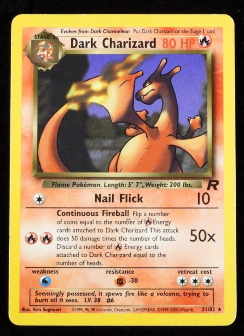 Dark Charizard 21/82, NM (1 of 2)