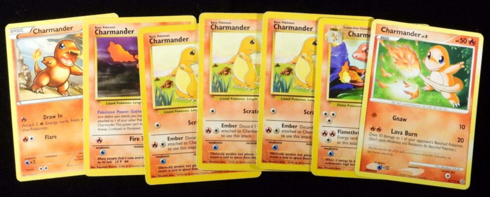 Charmander Lot- 7 Cards See Pictures (1 of 2)