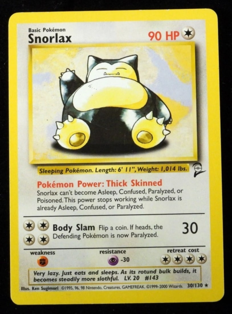 Snorlax 30/130, NM: Bid live now!