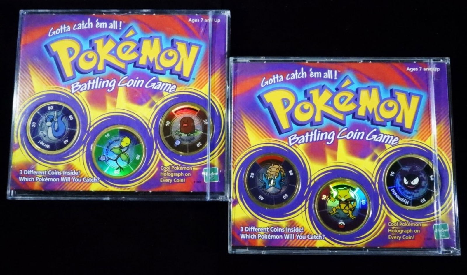 (2) Pokemon Battling Coin Games: Gotta catch them all Opened