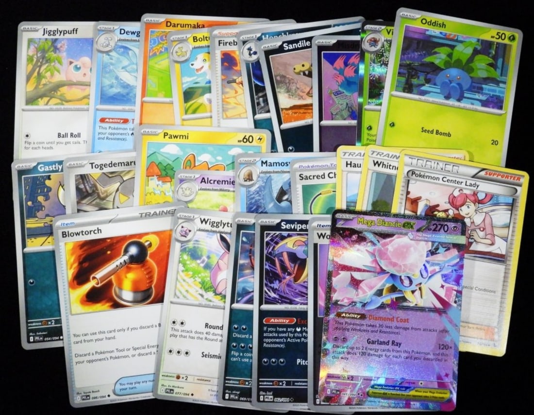 (25) Mixed Pokemon Card Lot VG (1 of 2)