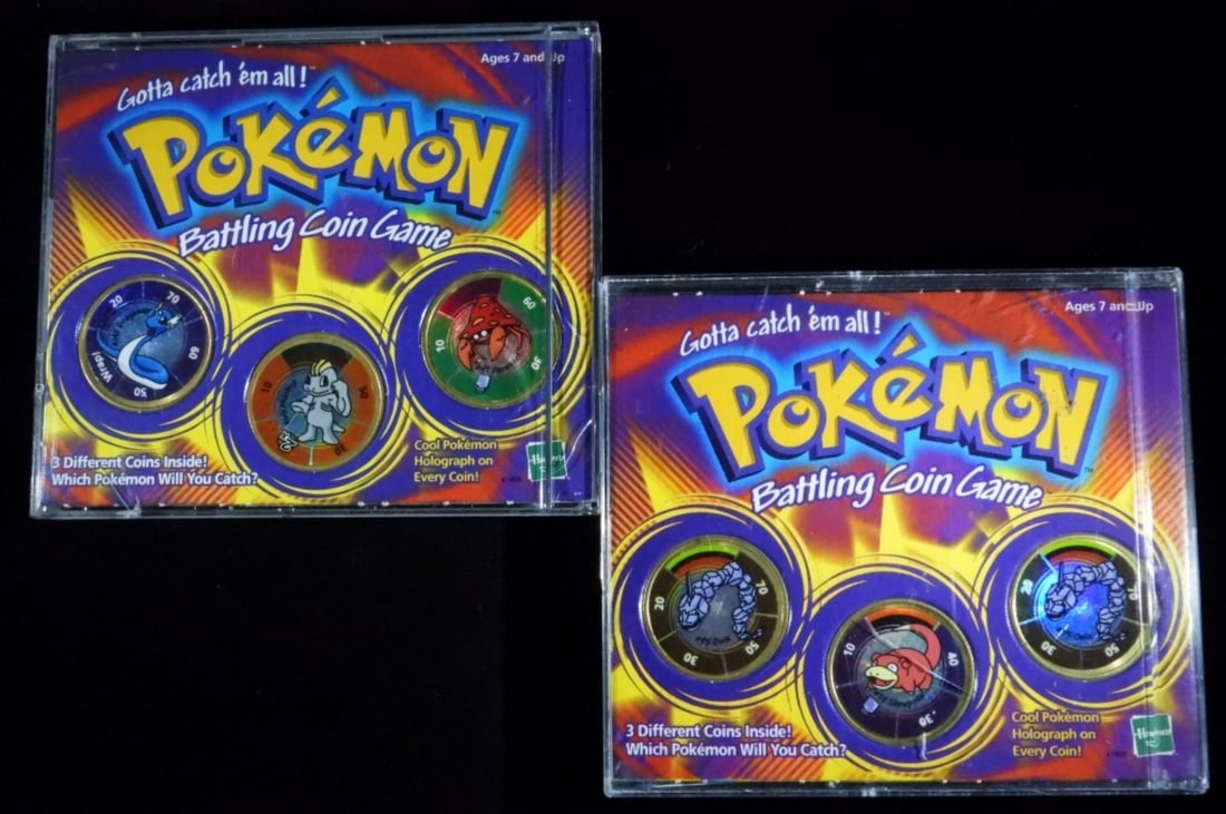 (2) Pokemon Battling Coin Game: Both Unsealed