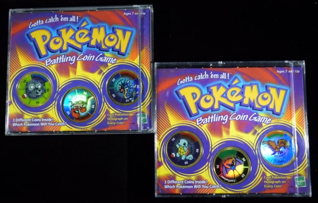 (2) Pokemon Battling Coin Game: Both Unsealed