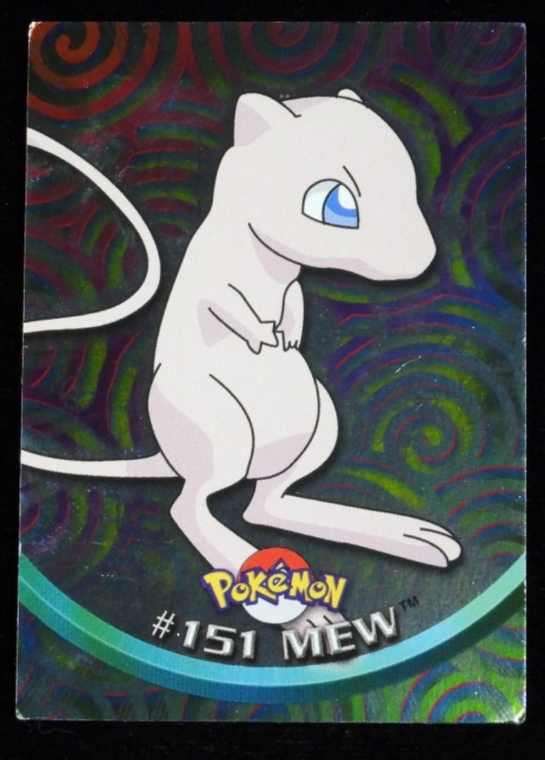 TOPPS Chrome Pokemon #151 Mew VG: Chrisp corners