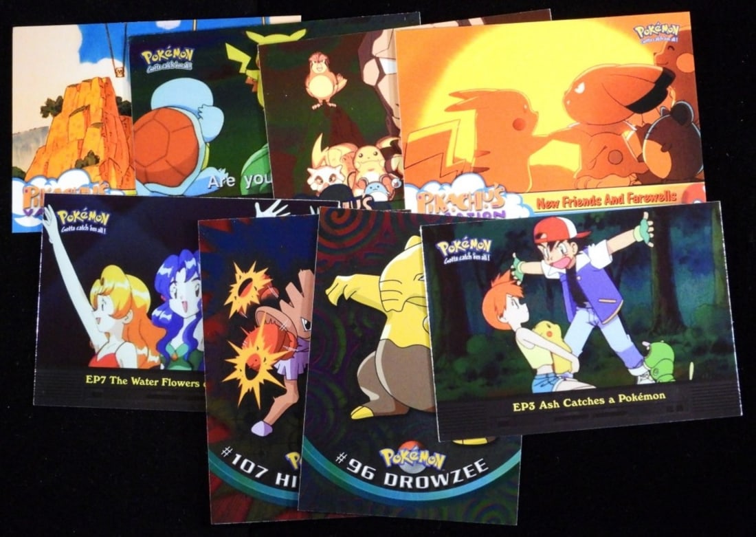 (8) Pokemon TOPPS Cards VG: EP17 Island of the Giant Pokemon, Playtime, A great Day