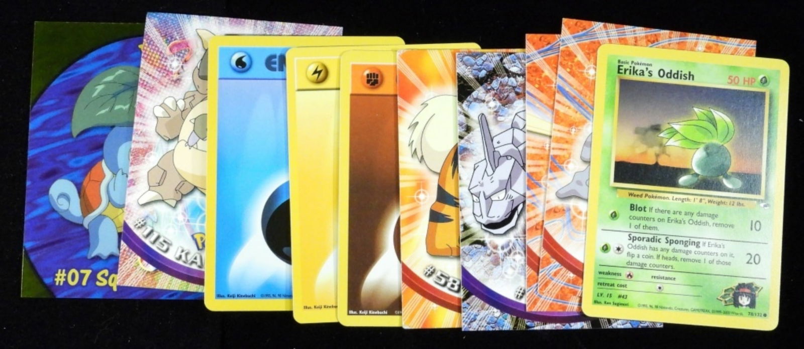 (10) Pokemon Cards VG: Including: Squirtle, Kangaskhan, Grothlithe, & more