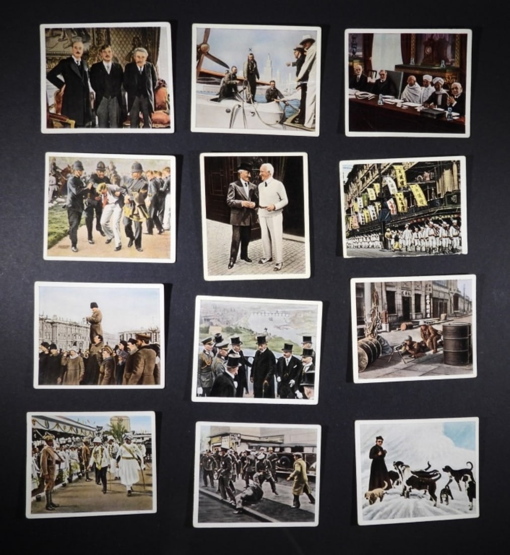 (25) Eckstein-Halpaus-Dresden Cards: "DIE NACHKRIEGSZEIT" Historical Tobacco Cards 1934