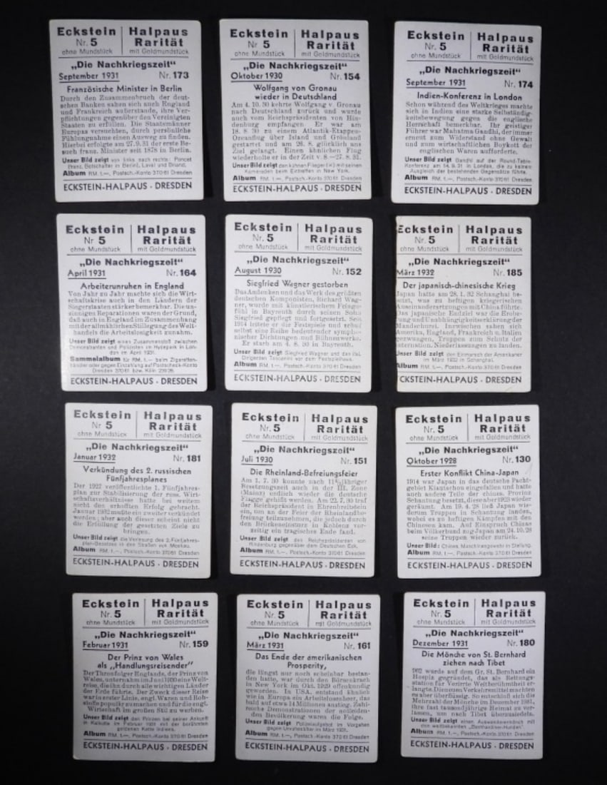 (25) Eckstein-Halpaus-Dresden Cards - 2