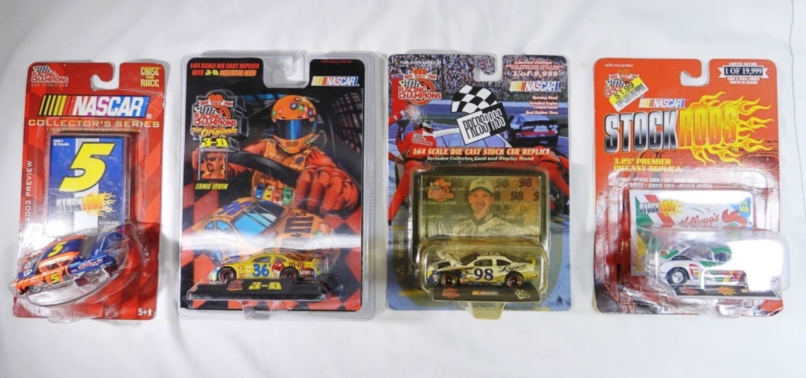 (4) NASCAR Collectors Cars (1 of 11)