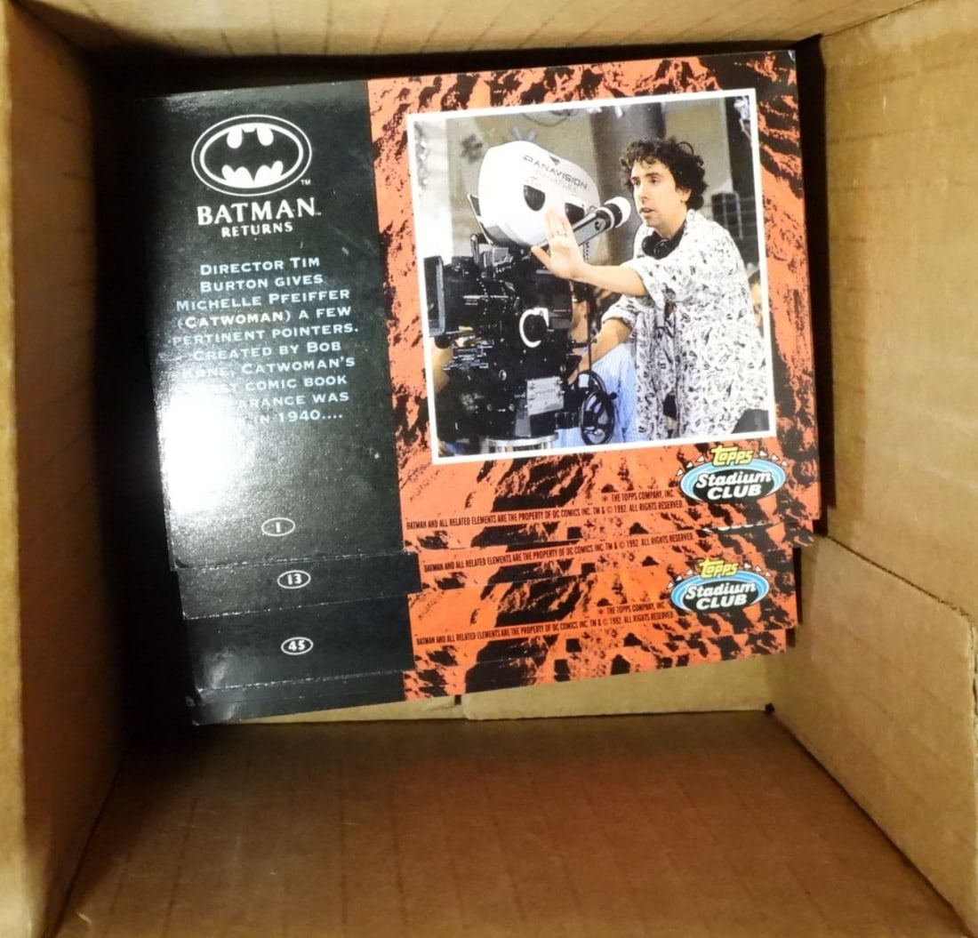 1992 TOPPS Batman Returns Complete Set 1-100: All in great condition VG TOPPS 1992