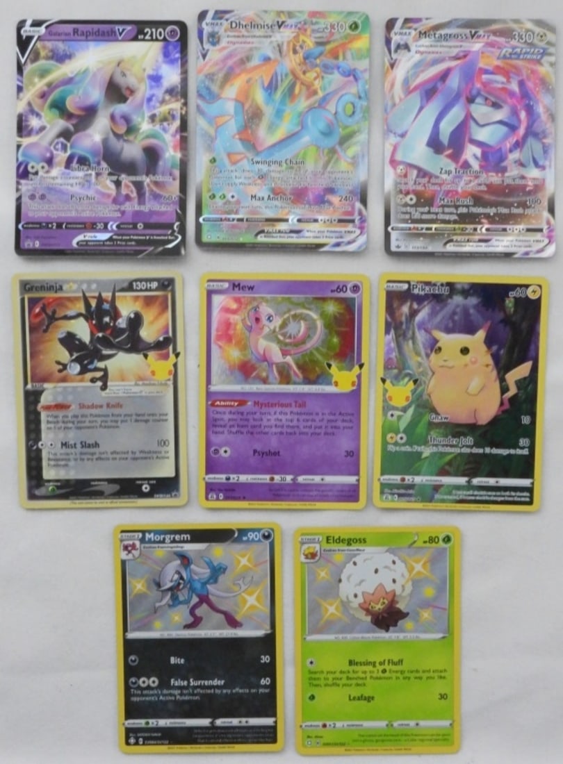 (7) Pokemon Cards: They are all in good condition