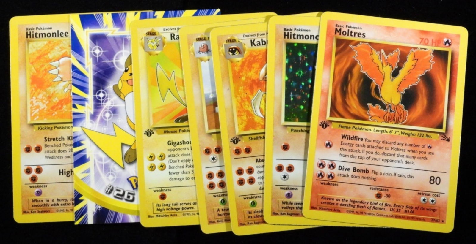 (7) Pokemon Cards (1 of 2)