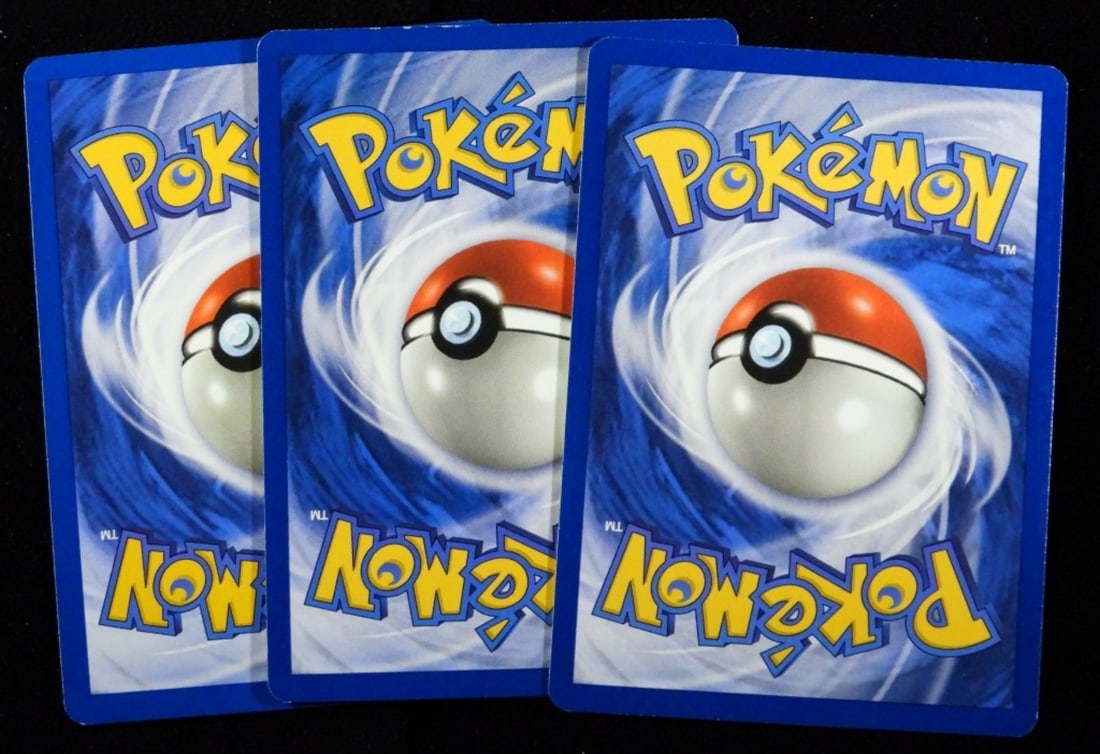 (3) Pokemon Cards - 2