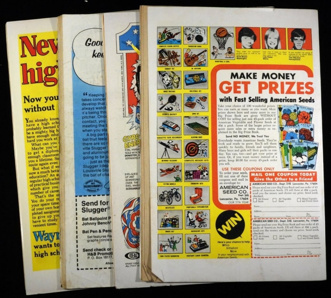 (4) Mixed Marvel Comics G/VG - 2