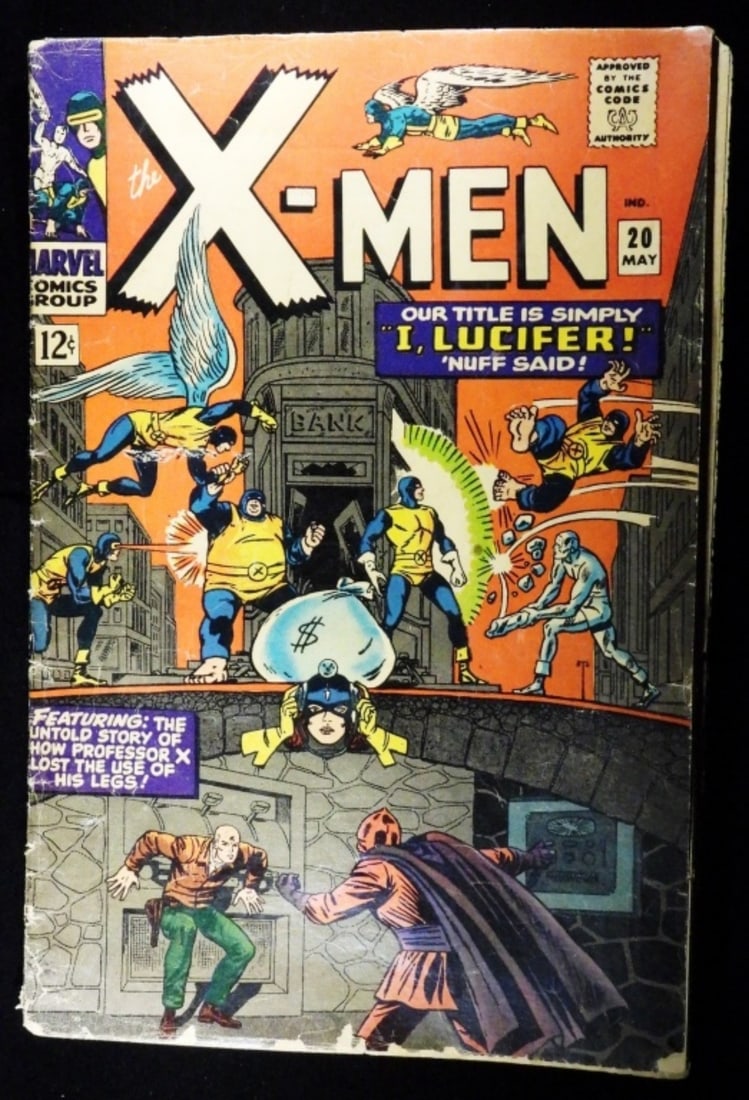 Marvel The X-Men 1966 #20 F-G: The cover is missing small bits of the bottom cover. There are some loose pages; however, they are with the comic.