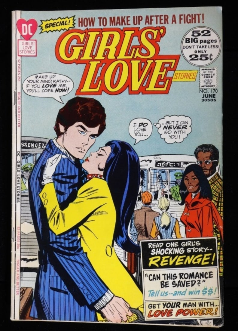 1972 Girls' Love Number 170 VG: Love stories